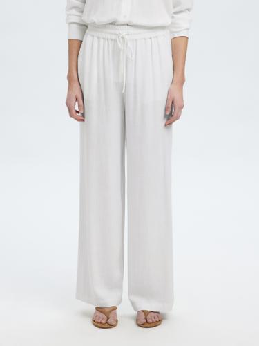 SLFVIVA-GULIA HW LONG SUN PANT NOOS 40 Normal geschnitten - Snow White