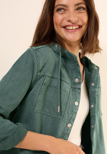Overshirt mit Kapuze M - Dark Balmy Khaki
