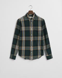 Regular Fit Windblown Flannel Karohemd XL - Tartan Green
