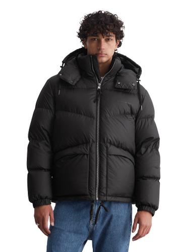Puffer-Daunenjacke regular M - Black