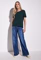 Strick-Look T-Shirt 38 - Hunter Green