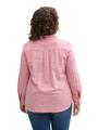 Plus Size - Bluse mit Brusttaschen 48 Regular Fit - Berry Red