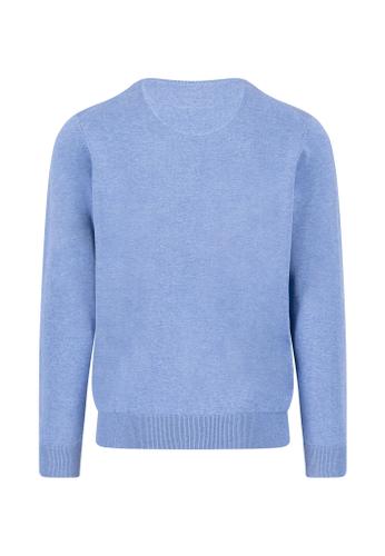 O-Neck S Casual Fit - Crystal Blue