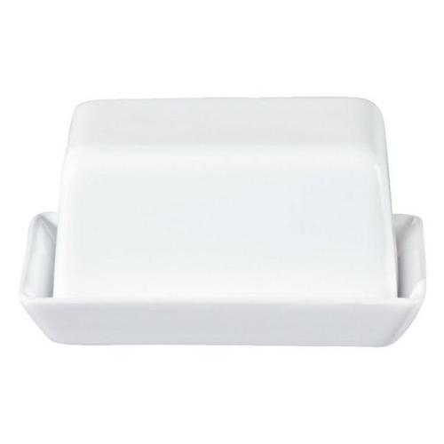 ASA SELECTION Butterdose »Grande Weiß B 8.5 cm«, Keramik, (1-tlg)