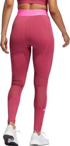 adidas Damen TECHFIT ADI LIFE MID RISE LONG BOS TIGHT M in Rot