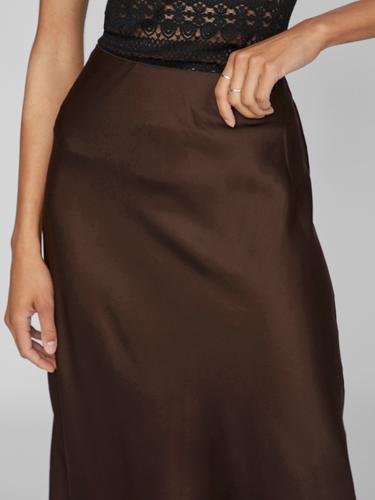 VIELLETTE HW MIDI SKIRT - NOOS 34 - Coffee Bean
