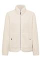 Jacke aus Teddy-Material mit Zipper L - Teddy Vanilla White