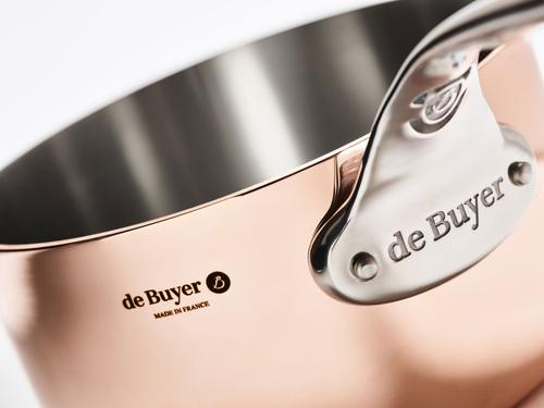 de Buyer Prima Matera massive Kupfer Stielkasserolle 16cm mit Edelstahl Griff - Default Title