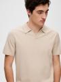 SLHTELLER SS KNIT POLO NOOS Grau L