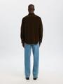 SLHREGDANNI CORD BD LS SHIRT NOOS M Normal geschnitten - Demitasse