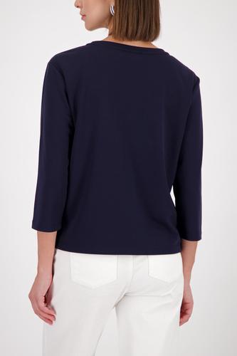 Sweatshirt mit Emblem 44 - Marine