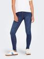 ONLPOWER MID SK PUSHUP DNM TAI012 NOOS S/30 Skinny Fit - Dark Blue Denim