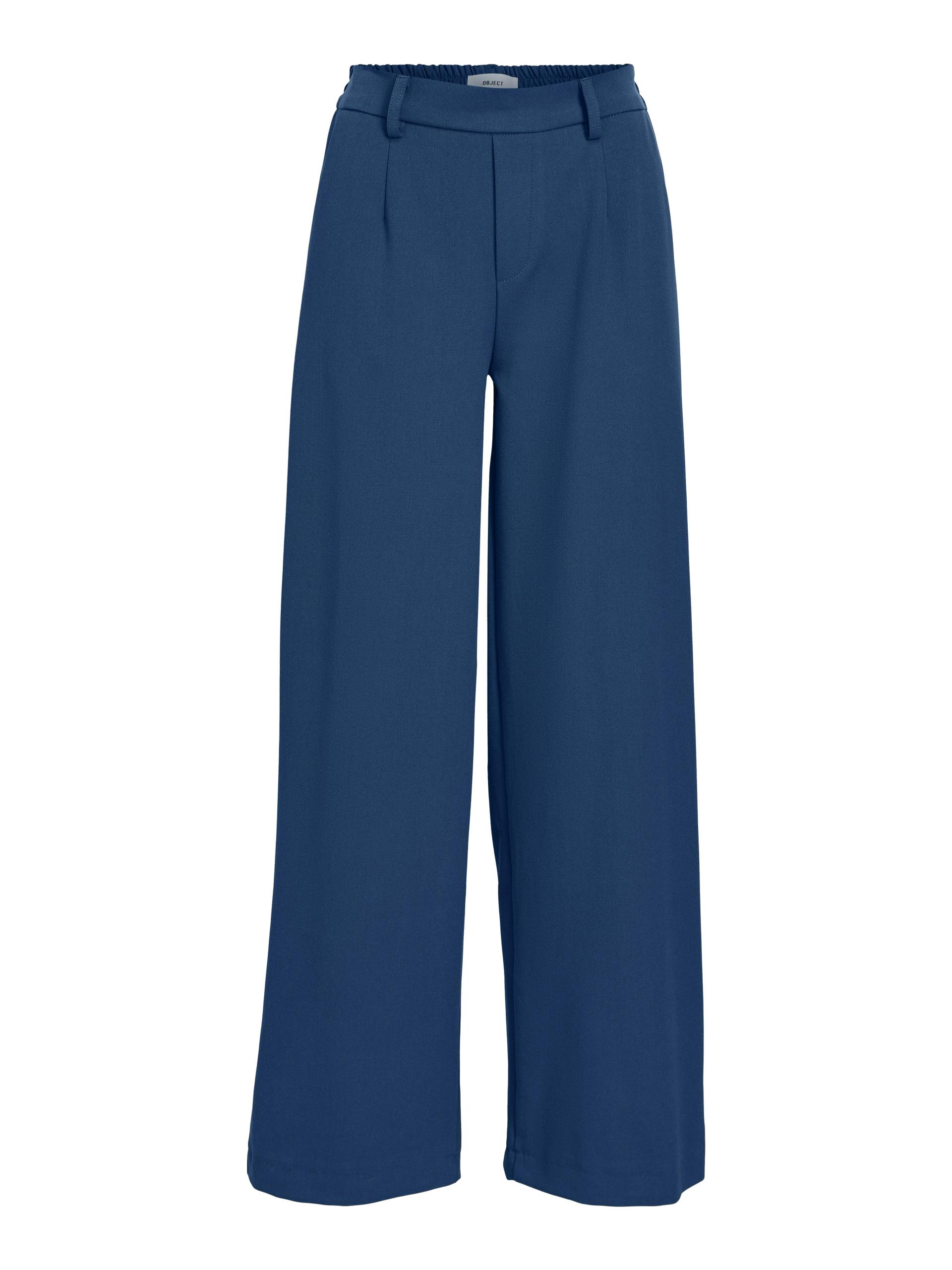 OBJLISA WIDE PANT NOOS 44 Weiter Beinschnitt - Dark Denim