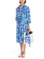 Hemdkleid mit Gemälde-Print 38 - Gentian