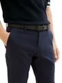 TTTRAVIS SLIM Chino Hose mit Gürtel 38/32 Slim Fit - Navy Zig Zag Structure