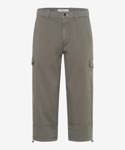 Style Brady 29 Cargo-Bermuda, Herrenhose, Aufgesetzte Gesäßtaschen, Sportive Cargotaschen, Französische Vorderhosentaschen, Verdeckter Reißverschluss, Normale Leibhöhe, Gerader Schnitt, Relaxed Fit - Pale Olive