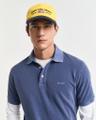 Sunfaded Piqué Poloshirt Blau M