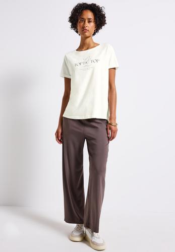 Shirt mit Turn-Up-Detail 38 - Off White