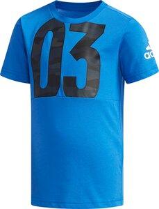 ADIDAS Kinder T-Shirt 110 in Blau