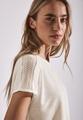 Shirt mit Spitzendetail 36 - Off White