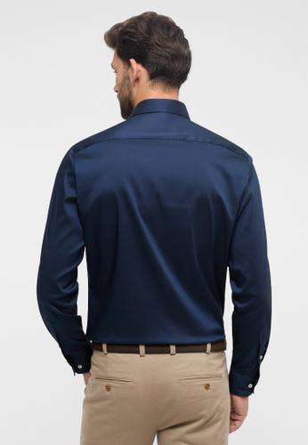 Performance Shirt Twill-Stretch Langarm 45/Langarm - 65cm MODERN FIT - Navy