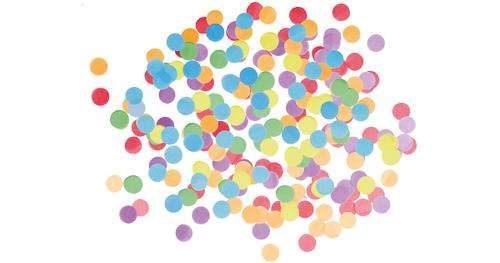 Deko-Konfetti - Bright Rainbow 15g bunt