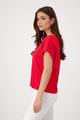 T-Shirt mit Ärmelaufschlag 36 - Red