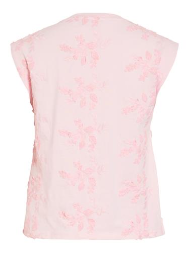 VINAYLA O-NECK S/L TOP/1 XS Normal geschnitten - Cherry Blossom