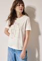 Shirt mit Artwork S - Vanilla White