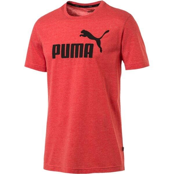 PUMA Herren T-Shirt ESS+ Heather Tee S in Rot