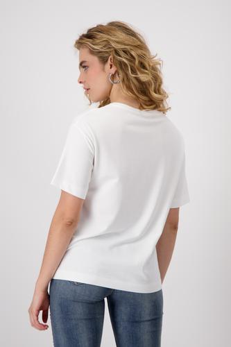T-Shirt mit Schuh- und Taschenprint 34 - Off-white