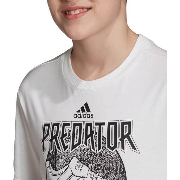 ADIDAS Kinder T-Shirt Predator Urban 128 in Silber
