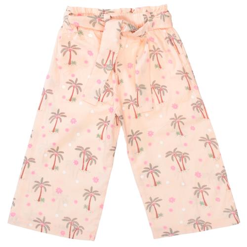 Md.-Hose, Wide Leg 92/98 - Apricot Sorbet Aop