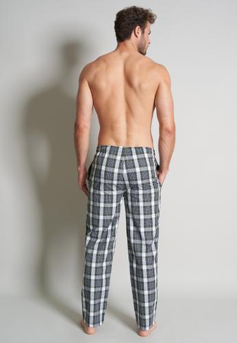 TOM TAILOR Herren Lange-Hose kariert 1er Pack 50 - Grün-mittel-karo