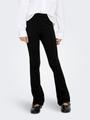 KOGROMA GLITTER FLAIRED PANT JRS 146 Normal geschnitten - Black