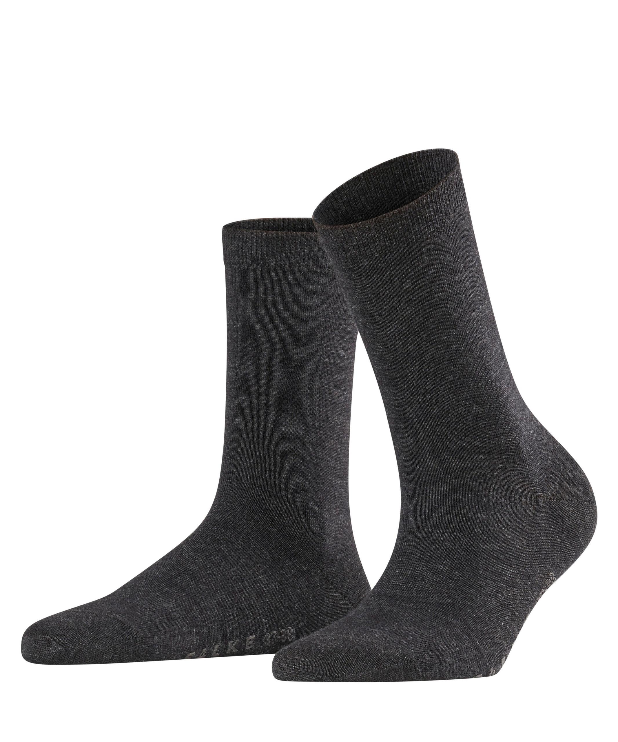 FALKE Softmerino Damen 37-38 - Anthra.mel