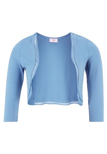 Bolero-Jacke 32 Figurbetont - Hushed Blue