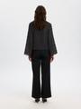 SLFMARION LS BOAT NECK TOP B 38 Normal geschnitten - Black