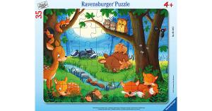 Rahmenpuzzle Wenn kleine Tiere schlafen gehen