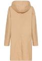 Trenchcoat aus gewachster Baumwolle Beige 40