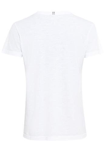 Kurzarm T-Shirt aus Organic Cotton XS Regular Fit - Offwhite