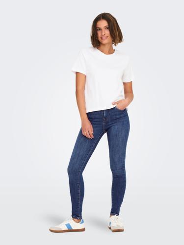 ONLPOWER MID SK PUSHUP DNM TAI012 NOOS S/30 Skinny Fit - Dark Blue Denim