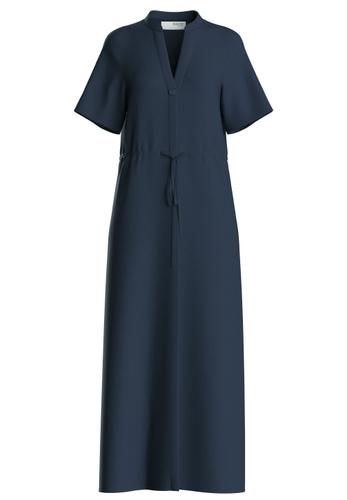 SLFVIVA-DAMINA SS ANKLE SUN DRESS NOOS 42 Normal geschnitten - Dark Sapphire