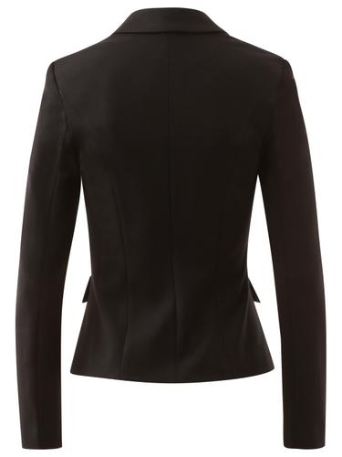 Leichter Blazer aus feinem Jersey 34 - Black