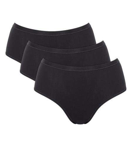sloggi GO Daily Cotton Midi 3P Schwarz S