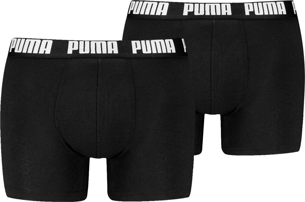 PUMA Herren Unterhose MEN EVERYDAY BASIC BOXER 2P L in Schwarz