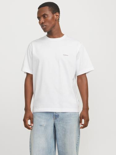 JORPAROS EASTER SKETCH TEE SS CREW N LN L Locker geschnitten - Bright White