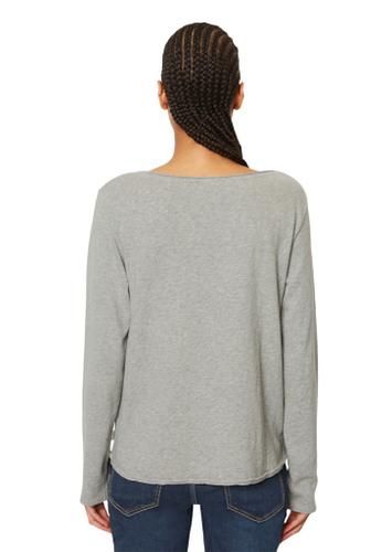 Longsleeve regular Grau M