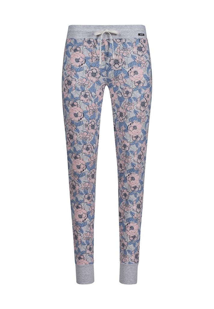 Skiny Damen Hose lang Night In Mix & Match Grau 36