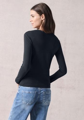 Shirt mit Rundhals M - Universal Blue